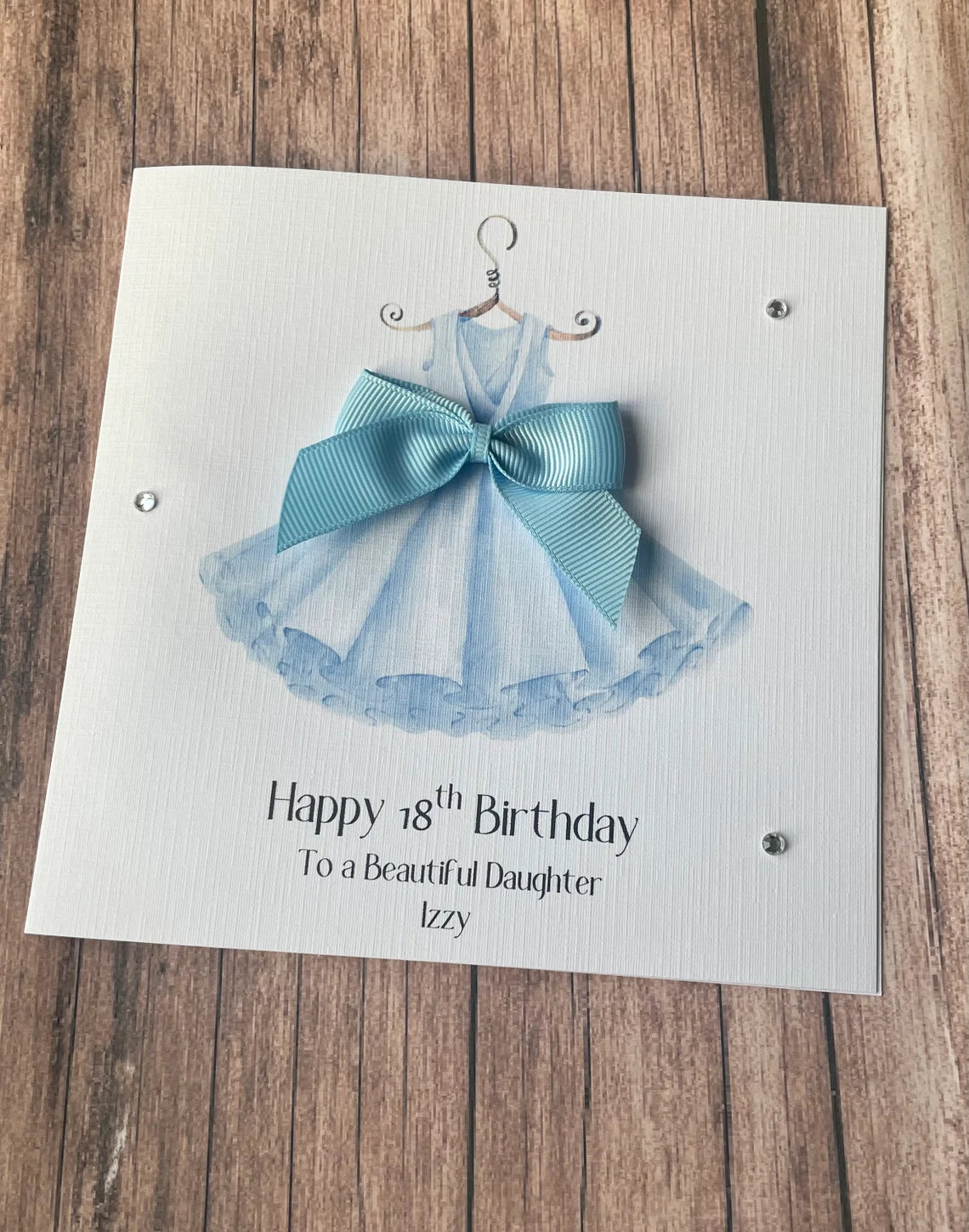 Personalised Ballerina Birthday Card For Her Happy Birthday Daughter Niece Granddaughter Greeting Card Handmade Pretty Girly Card