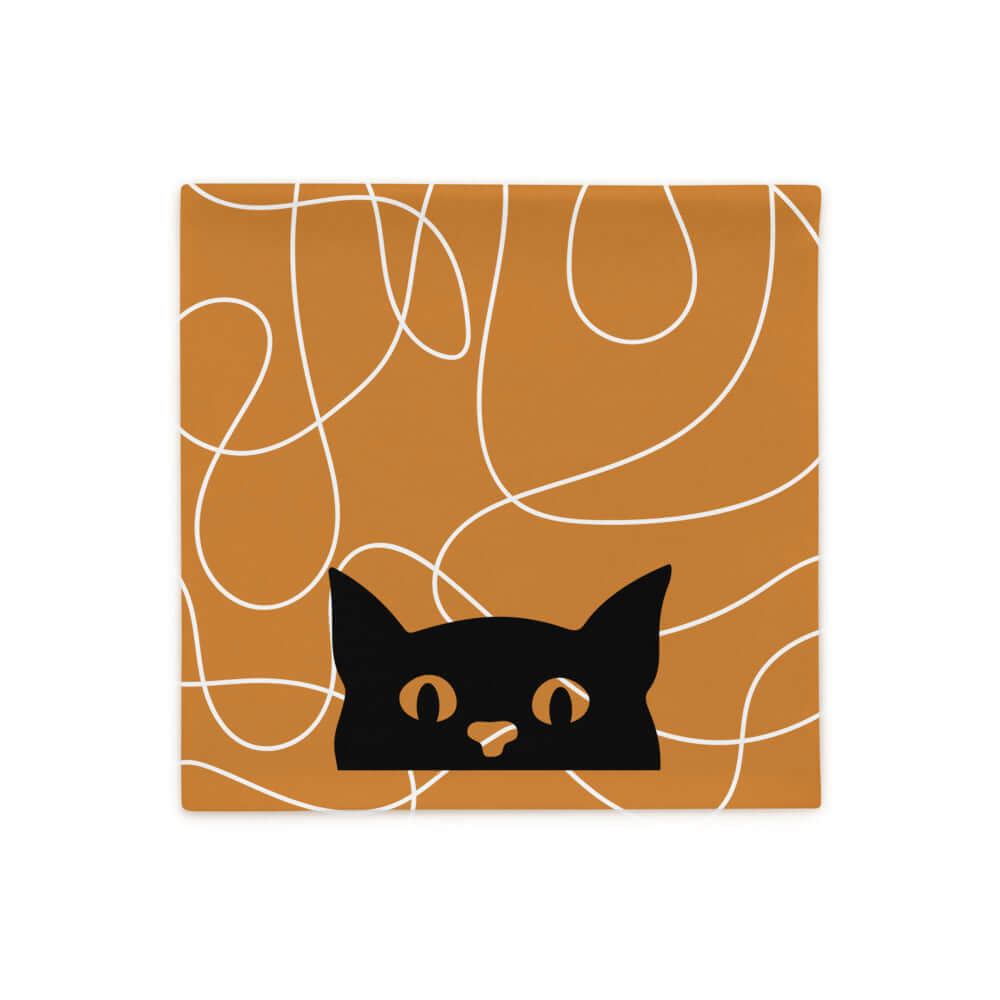 Black Cat Pillow Case