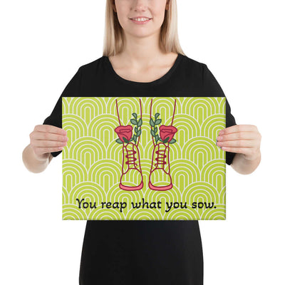 Canvas with a quote