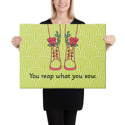 Canvas with a quote