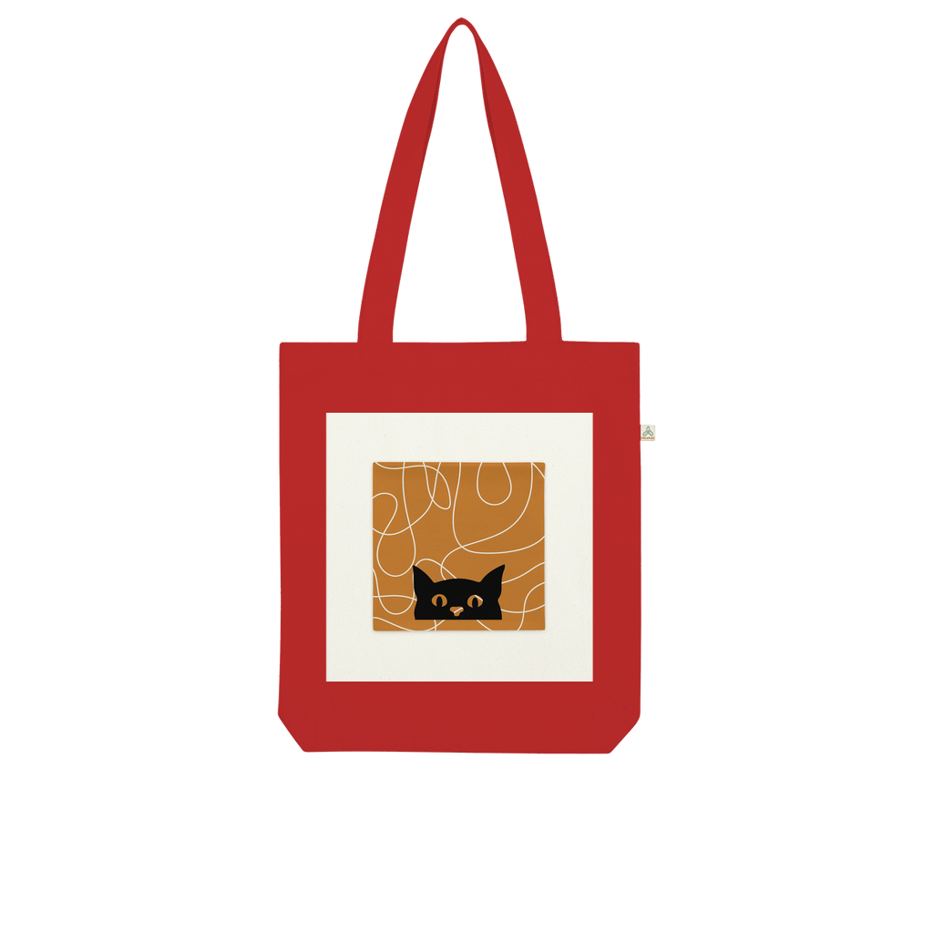 Black Cat Organic Tote Bag
