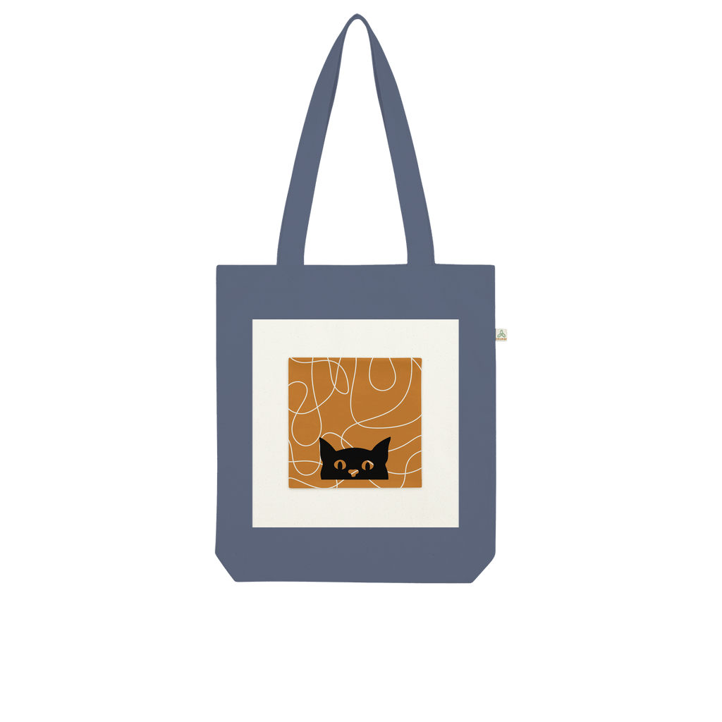Black Cat Organic Tote Bag