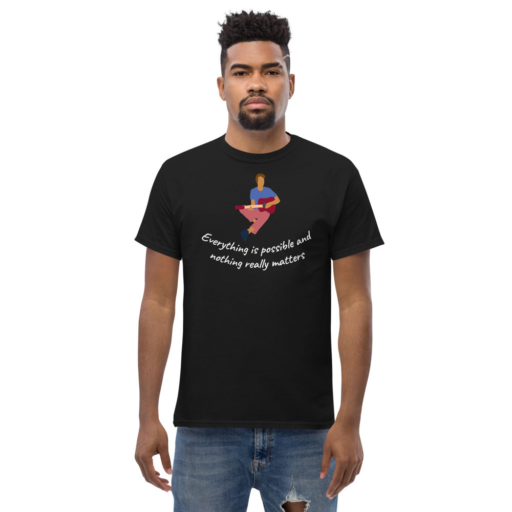 Men's T-shirt with a quote