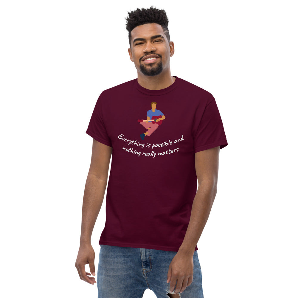Men's T-shirt with a quote