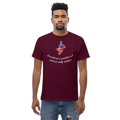 Men's T-shirt with a quote