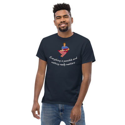 Men's T-shirt with a quote
