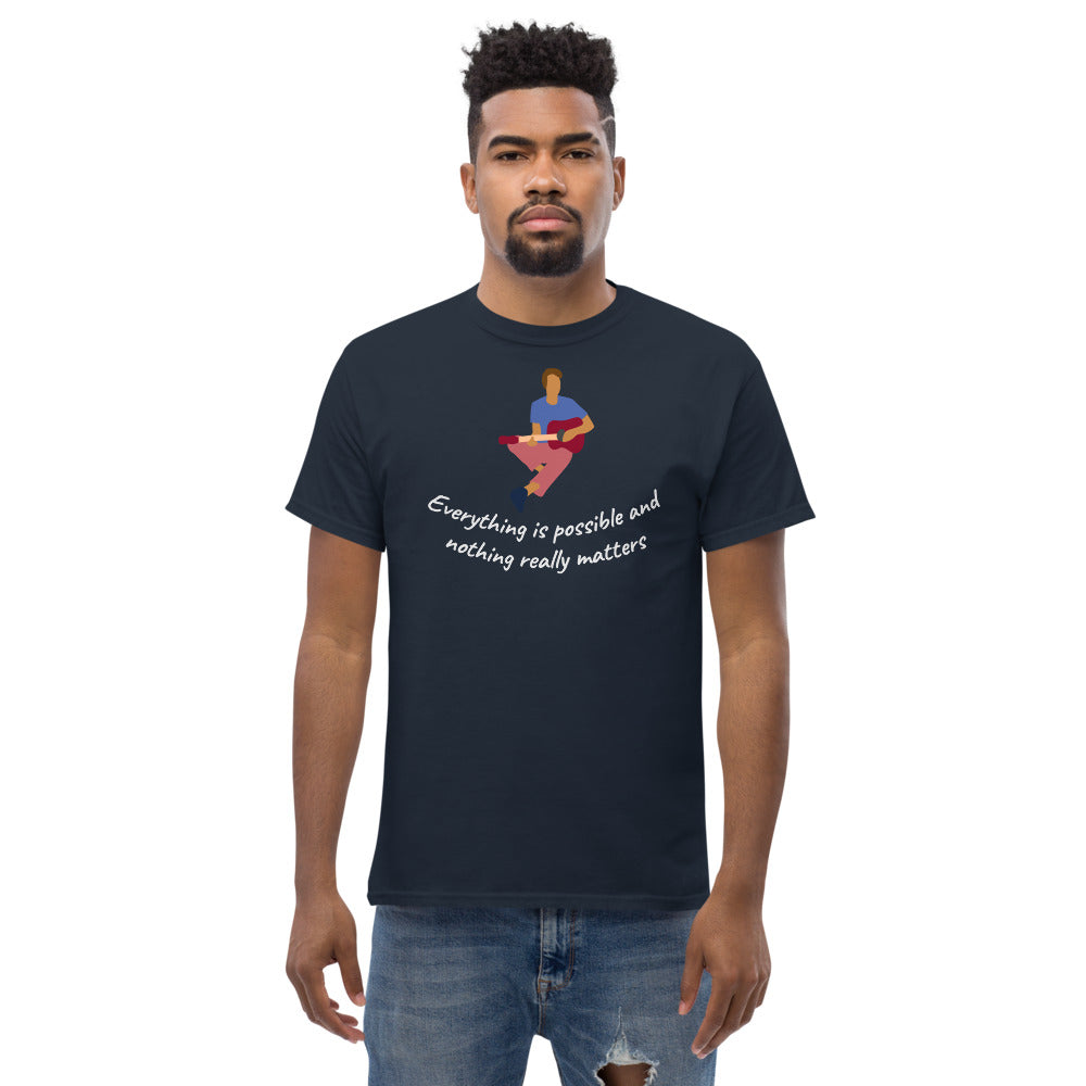 Men's T-shirt with a quote