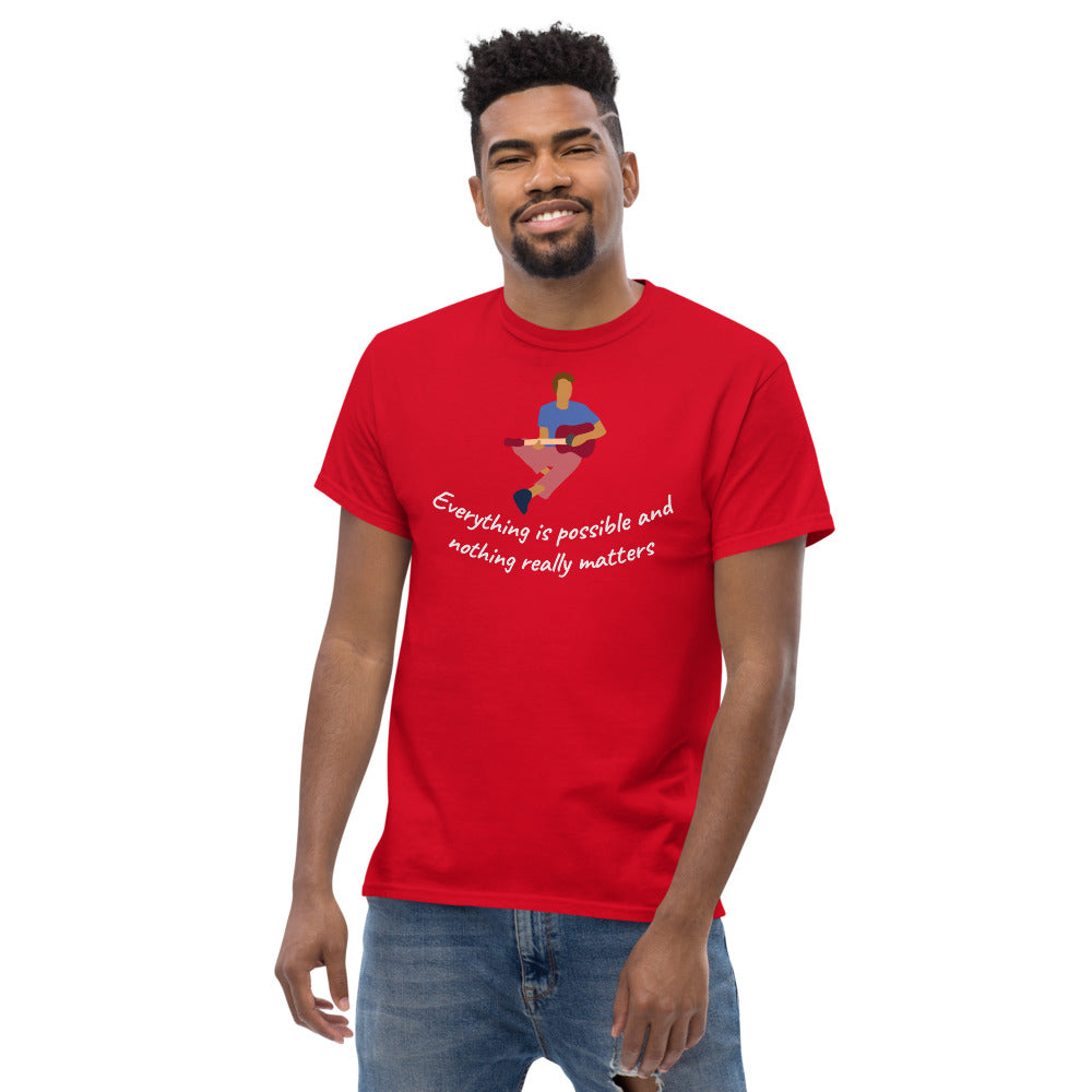 Men's T-shirt with a quote