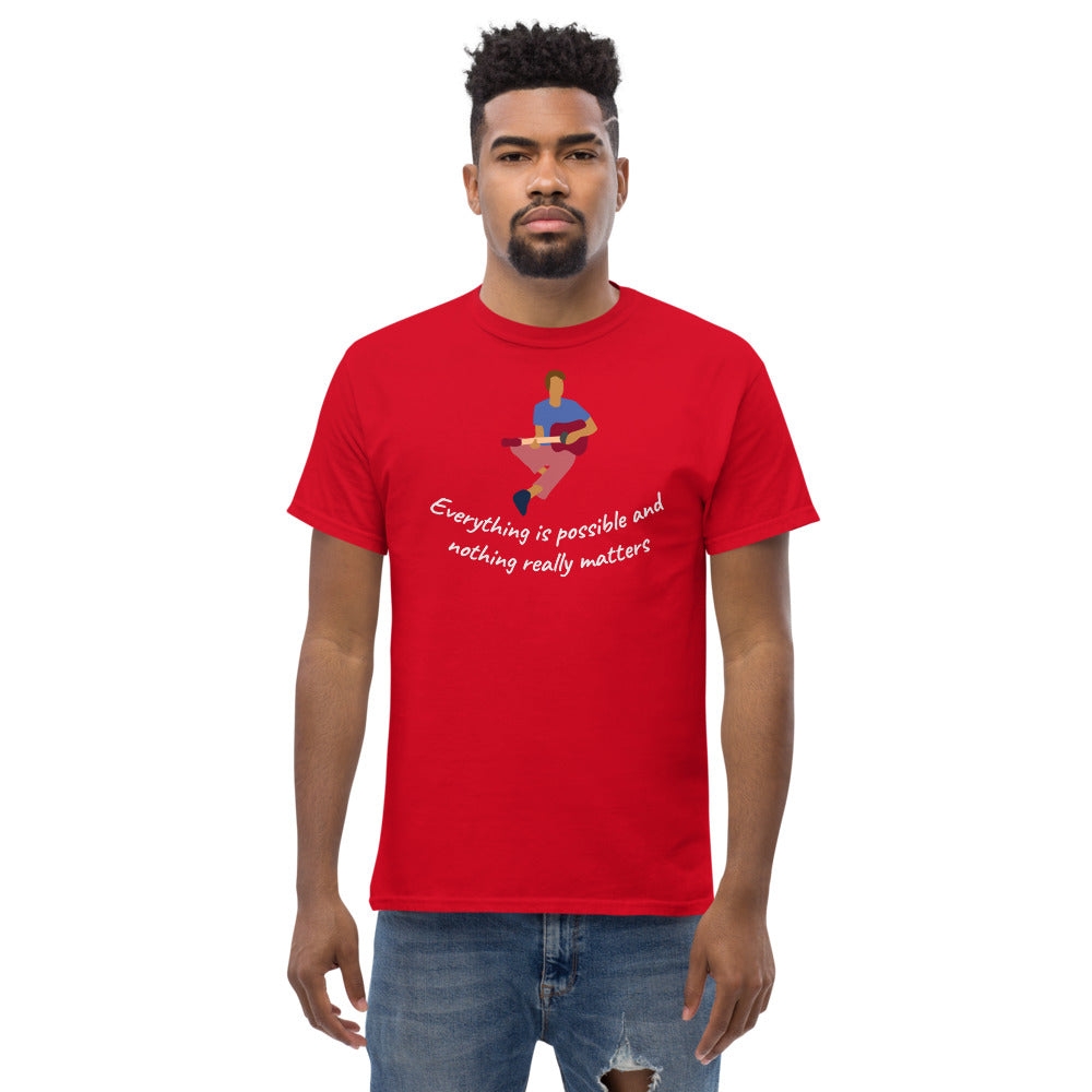 Men's T-shirt with a quote